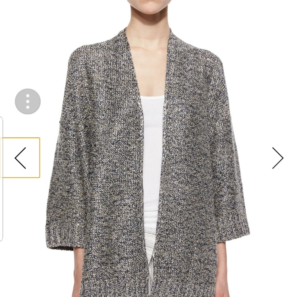Vince metallic chunky knit Cardigan